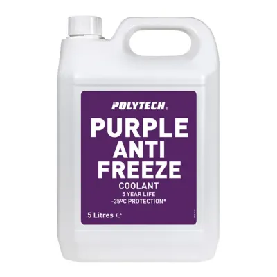Polytech Purple Si-OAT Antifreeze Concentrate - 5 Litre