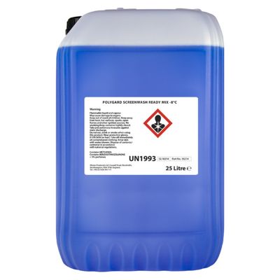 Polygard Screenwash Ready To Use -8°C 25 Litre - For Professional Users Only