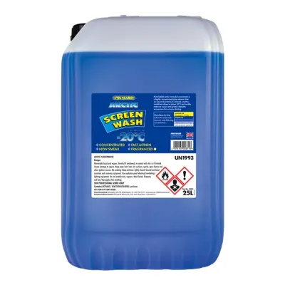 Polygard Screenwash Concentrate -20°C 25 Litre - Euro Pallet
