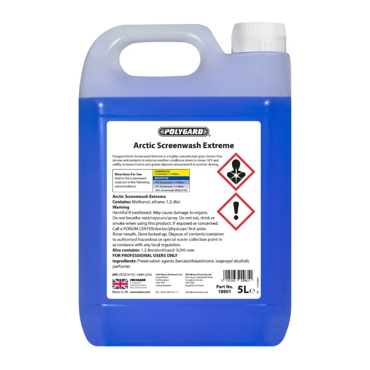 Polygard Arctic Extreme Screenwash -18°C 5 Litre